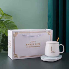 Šolja za kafu sa automatskom grejnom pločom