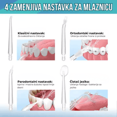 Električni aparat za čišćenje desni i zuba