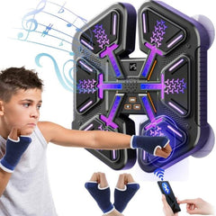 Muzička tabla za boks sa led svetlom i rukavice za boks