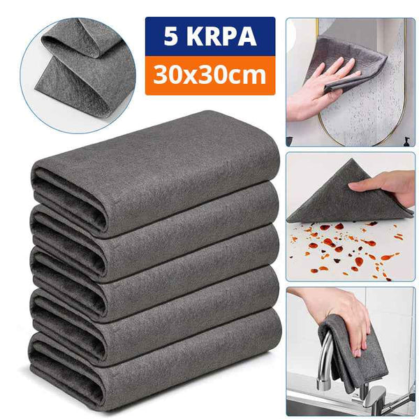 Čarobna Krpa Od Mikrofibera set od 5 komada