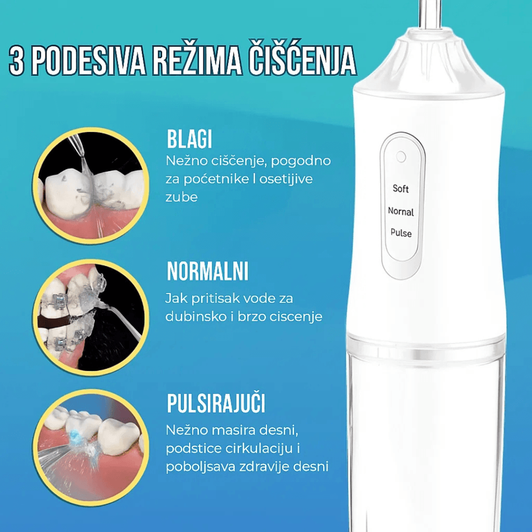 Električni aparat za čišćenje desni i zuba