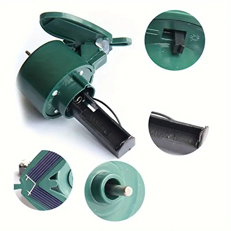 Dvostruko napajanje solarno + baterijsko Ptica(nasumična boja)