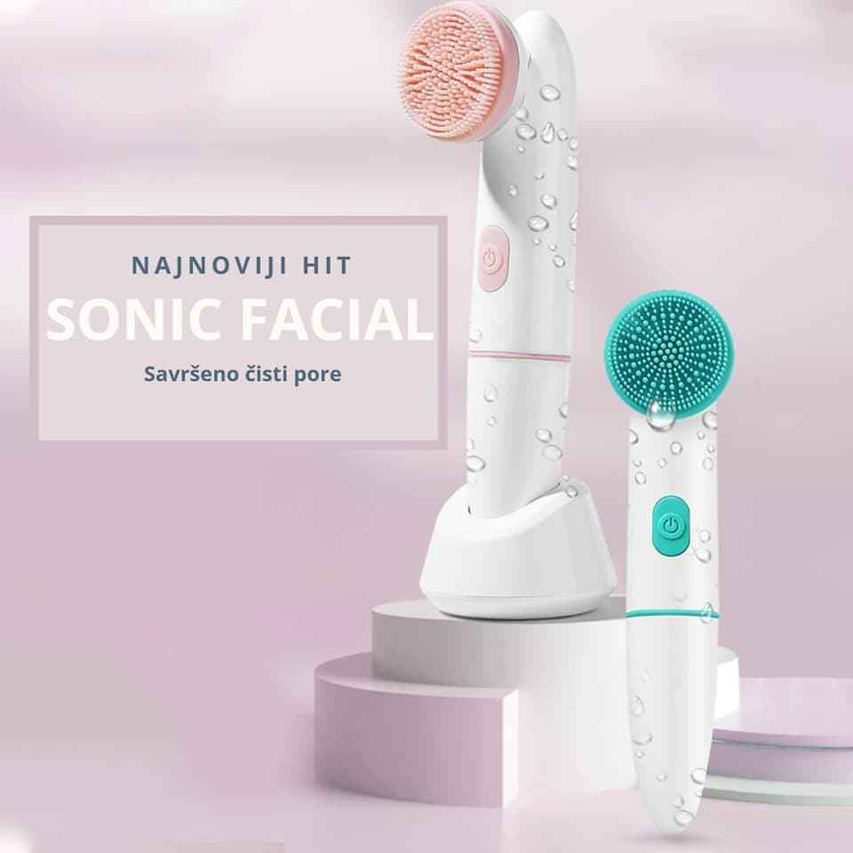 Aparat za ČIŠĆENJE LICA + antiage MASAŽA SONIC FACIAL