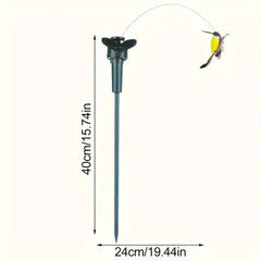 Dvostruko napajanje solarno + baterijsko Ptica(nasumična boja)